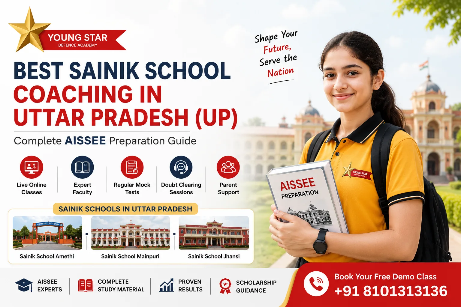 Best Sainik School Coaching in Uttar Pradesh (UP) | AISSEE Preparation