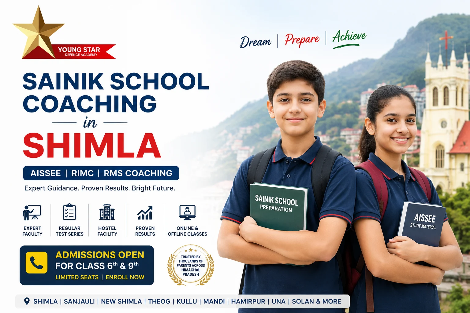 Best Sainik School Coaching in Shimla