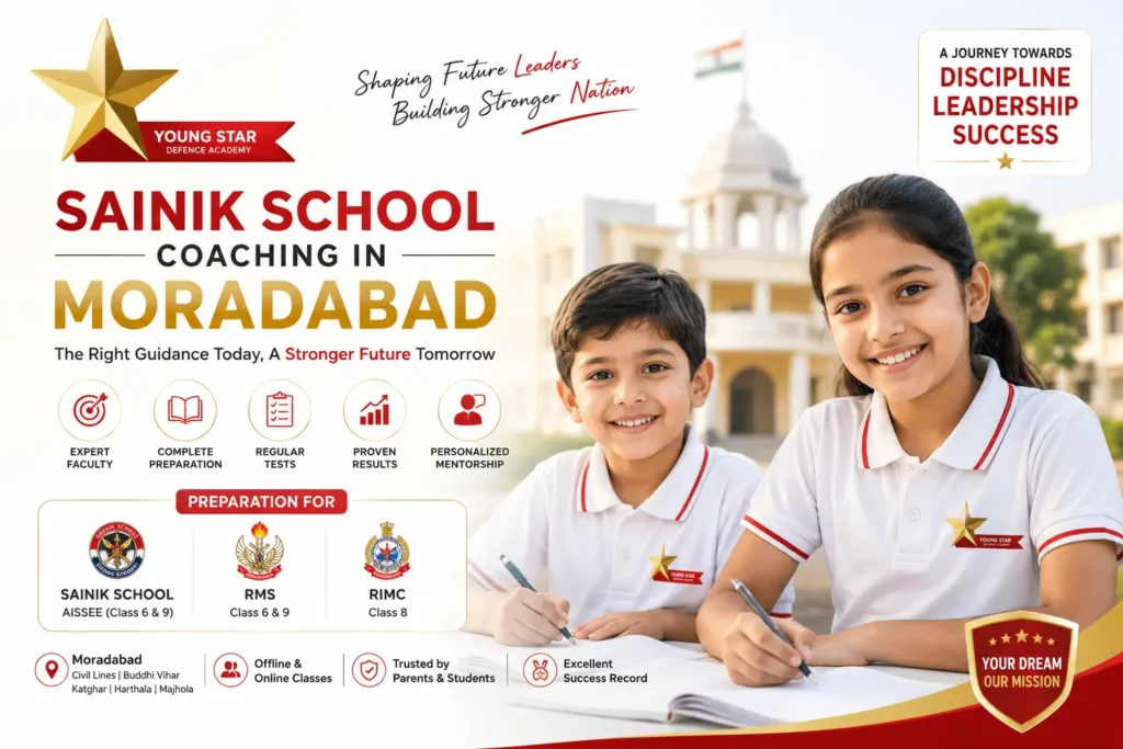 best sainik school | rimc | military school coaching in Muradabad 1 Best Sainik School Coaching in Moradabad | Young Star Defence Academy