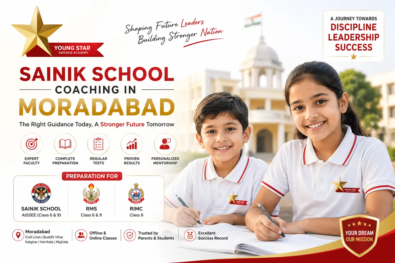 Best Sainik School Coaching in Moradabad | Young Star Defence Academy