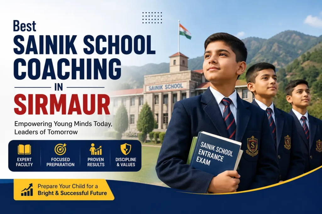 Best Sainik School / RIMC / RMS / Navodaya Coaching in Sirmaur 16 Best Sainik School Coaching in Sirmaur by Young Star Defence Academy