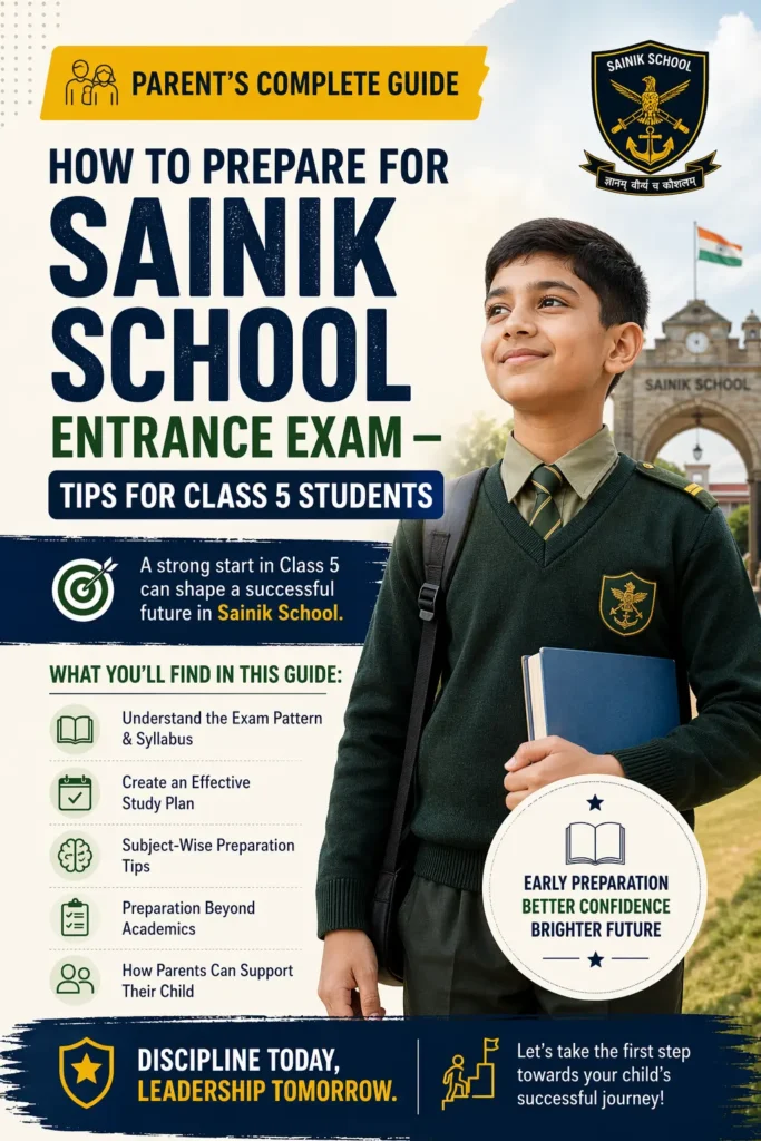 sainik school preparation for class 5 1 Sainik School preparation class 5 complete guide for parents and students