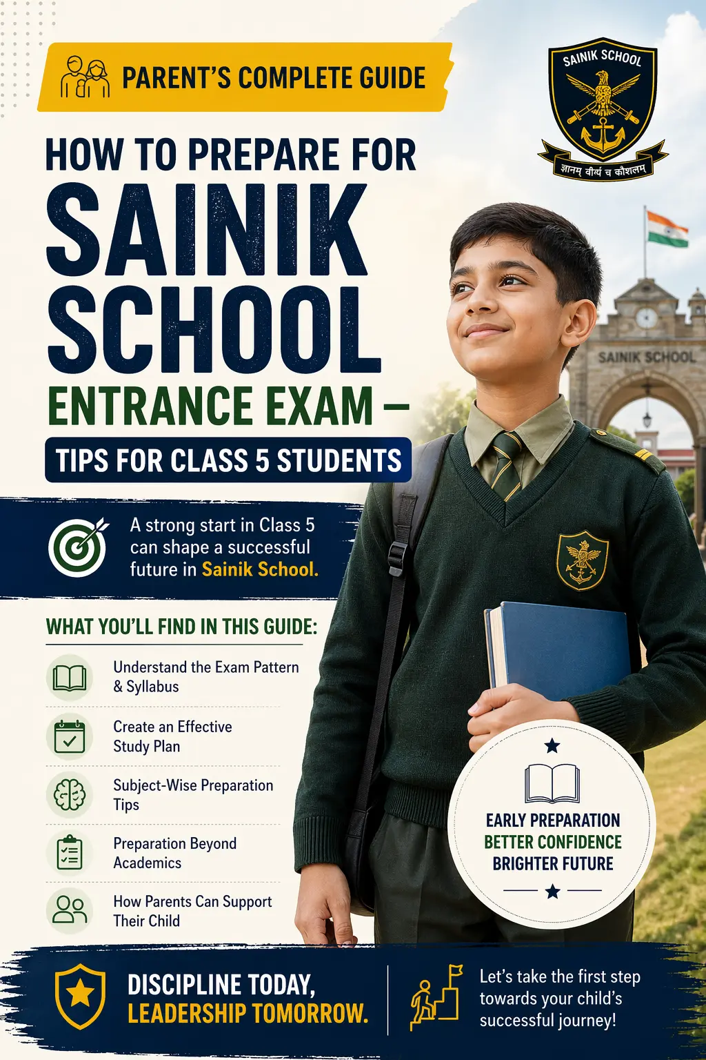 sainik school preparation for class 5 — AISSEE 2026 complete guide by Young Star Defence Academy Amritsar