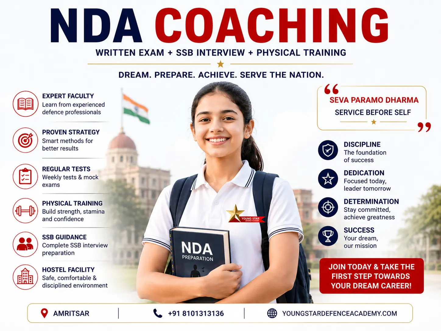 NDA Coaching at Young Star Defence Academy Amritsar