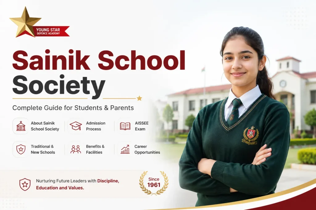 Sainik School Society: Complete Guide, Schools, Admission & Objectives 1 Sainik School Society β Complete Guide for Students and Parents