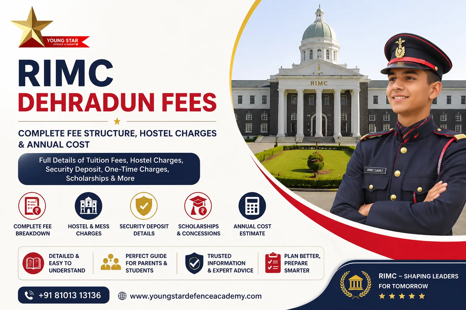 RIMC Dehradun Fees – Complete Fee Structure, Hostel Charges & Annual Cost